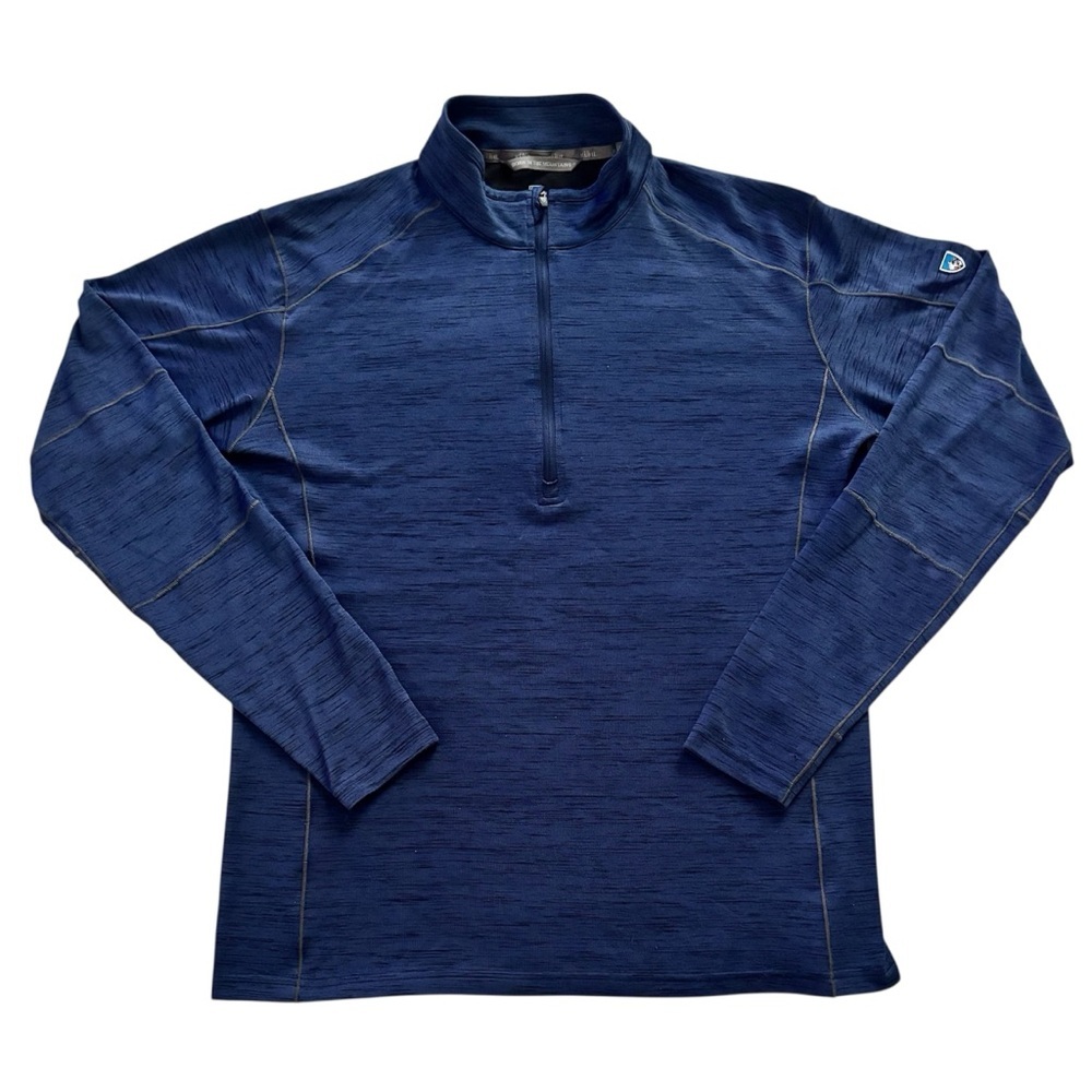 Kuhl Alloy Sweatshirt 1/4 Zip Dark Blue Sweater Long Sleeve Size XL